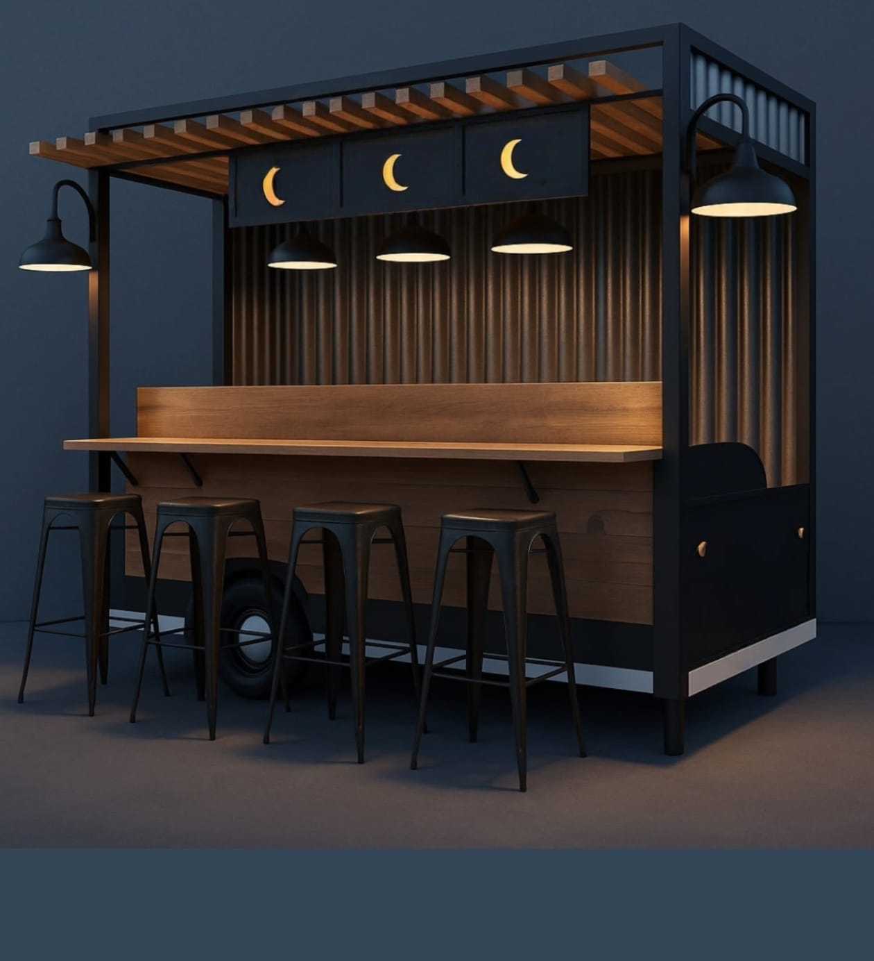 Tea Coffee Food Cart AMCO Fabrications