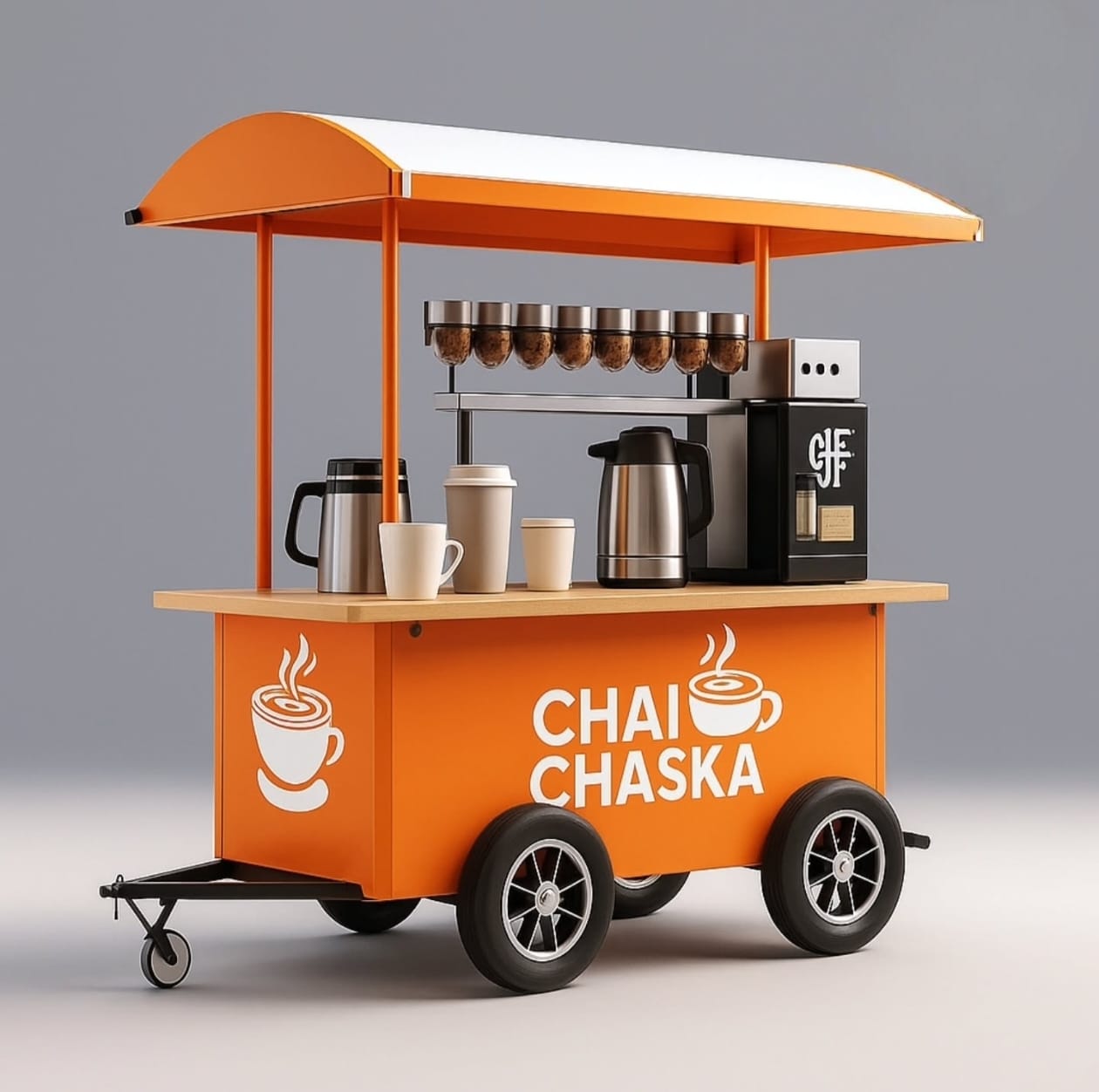 Tea Coffee Food Cart AMCO Fabrications